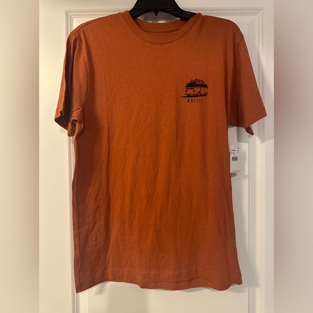 O'Neill Clear View Minimalist Tee Clay Small Earthy Surf Cotton - Picture 5 of 8